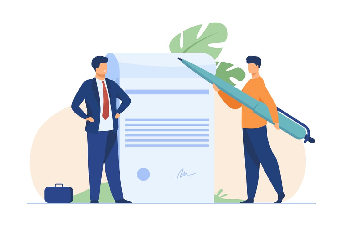 AI Resume Builder Illustration